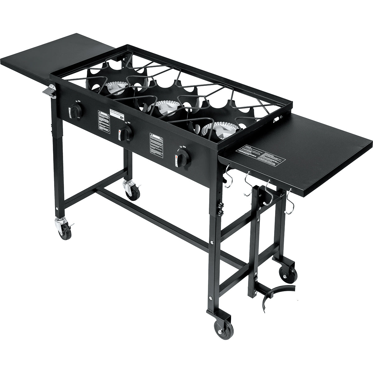 Triple-Burner Stove 87,000 BTU Outdoor Camping Propane Cooking Station –  XtremepowerUS